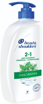 HEAD & SHOULDERS Cool Menthol 2-in-1 Anti-Dandruff Shampoo + Conditioner  (650 ml)