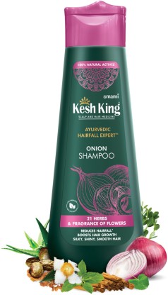 Kesh King Organic Onion Shampoo With Curry Leaves | Reduces Hair Fall Upto 98%  (300 ml)