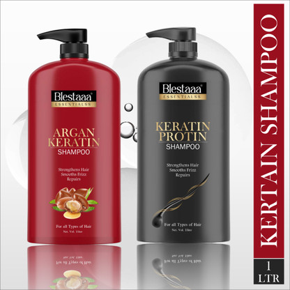 blestaaa essentialss Argan With a Keratin Smooth And Shine Shampoo For Dayle Use For Women.  (2 L)
