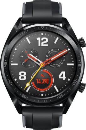 Huawei Watch GT Sport Smartwatch  (Black Strap, Regular)