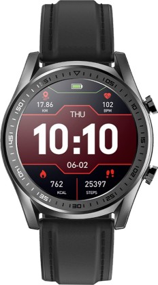 GIONEE Watch 4 Smartwatch  (Black Strap, Regular)