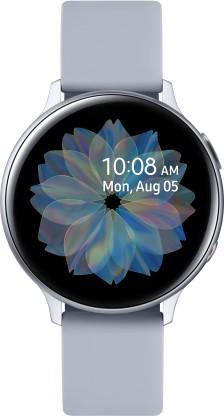 SAMSUNG Galaxy Watch Active 2 Aluminium LTE Smartwatch  (Grey Strap, Regular)