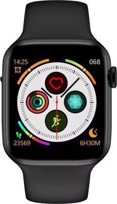 MAX T55 Smart Watch Smartwatch  (Black Strap, 44)