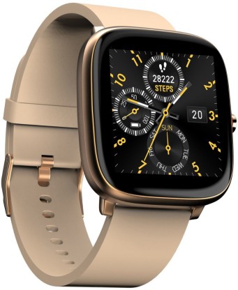 Noise ColorFit Qube SpO2 Smartwatch  (Pink Strap, Regular)