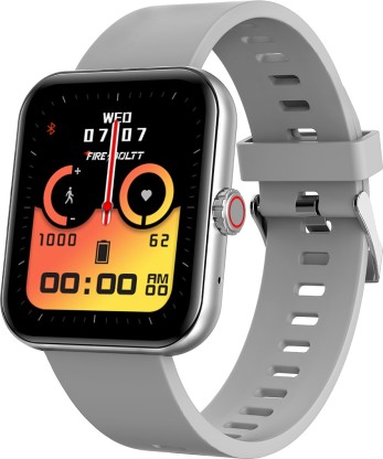Fire-Boltt AI 1.7 inch BT Calling, Voice Assistant Smartwatch  (Grey Strap, Free Size)