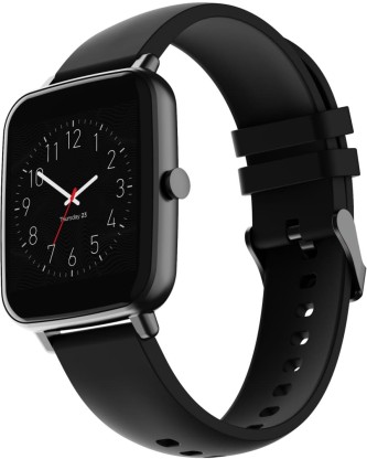 boAt Watch Mercury Smartwatch  (Black Strap, Free Size)