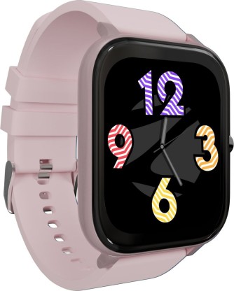 ZEBRONICS ZEB-FIT8220CH Smartwatch  (Rose Gold Strap, Free Size)