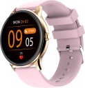 Fire-Boltt Hurricane Smartwatch  (Pink Strap, Free Size)