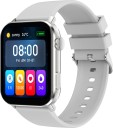 Fire-Boltt Ninja Bell 1.69" Bluetooth Calling Smart watch, AI Voice, 60 Sports Modes Smartwatch  (Silver, Grey Strap, Free Size)