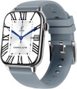 Pebble Cosmos Ultra 1.91 inch High Resolution Curved Display with Ultra-Thin Dial Smartwatch  (Blue Strap, Free Size)