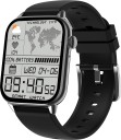 Pebble Cosmos Ultra 1.91" 600 nits BT-Calling High-Res Curved Display, Ultra-Thin Dial Smartwatch  (Black Strap, Free Size)