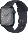 Apple Watch Series 8, 41mm GPS ECG app, Temperature sensor, IPX6, Fall/Crash Detection  (Midnight Strap, Regular)