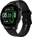 Noise Crew 1.38" Round Display with Bluetooth Calling, Metallic finish, IP68 Rating Smartwatch  (Black Strap, Regular)