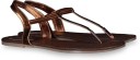 Women RIVA Brown Flats Sandal