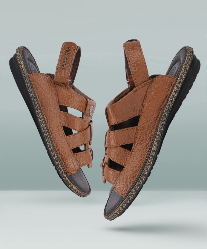 Men Casual Sandal  (Tan , 6)