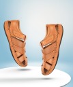 Men Tan Clogs Sandal