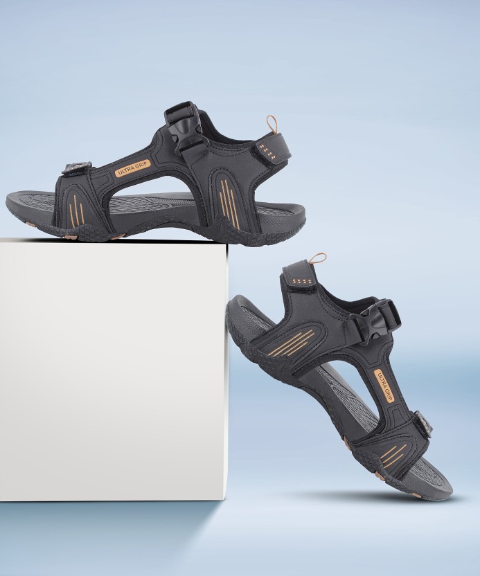 Men SS 577 Black Sports Sandal