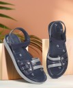 Women Blue Flats Sandal
