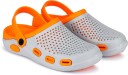 Men Orange Clogs Sandal
