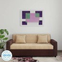 Bharat Lifestyle Tulip 3 Seater Brown Cream Color Fabric 3 Seater  Sofa  (Finish Color - Cream, DIY(Do-It-Yourself))