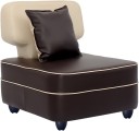 Bharat Lifestyle Butterfly Leatherette 1 Seater  Sofa  (Finish Color - Cream Brown, DIY(Do-It-Yourself))