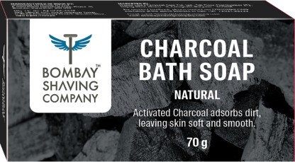 BOMBAY SHAVING COMPANY Deep Cleaning & Exfoliating Activated Charcoal Soap For Men & Women  (70 g)
