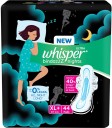 Whisper Bindazzz Nights XL+ Sanitary Pad  (Pack of 44)
