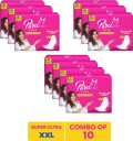 Paree Super Ultra Soft Feel XXL (Tri-Fold) - 6 Pads (Combo of 10) Sanitary Pad  (Pack of 60)