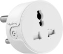 Lifelong 10A Smart Plug Suitable for Low Power Appliances such as Televisions, Electric kettle, Table fans, Set top box, Air purifiers(Compatible with Alexa and Google Assistant) Smart Plug  (White)