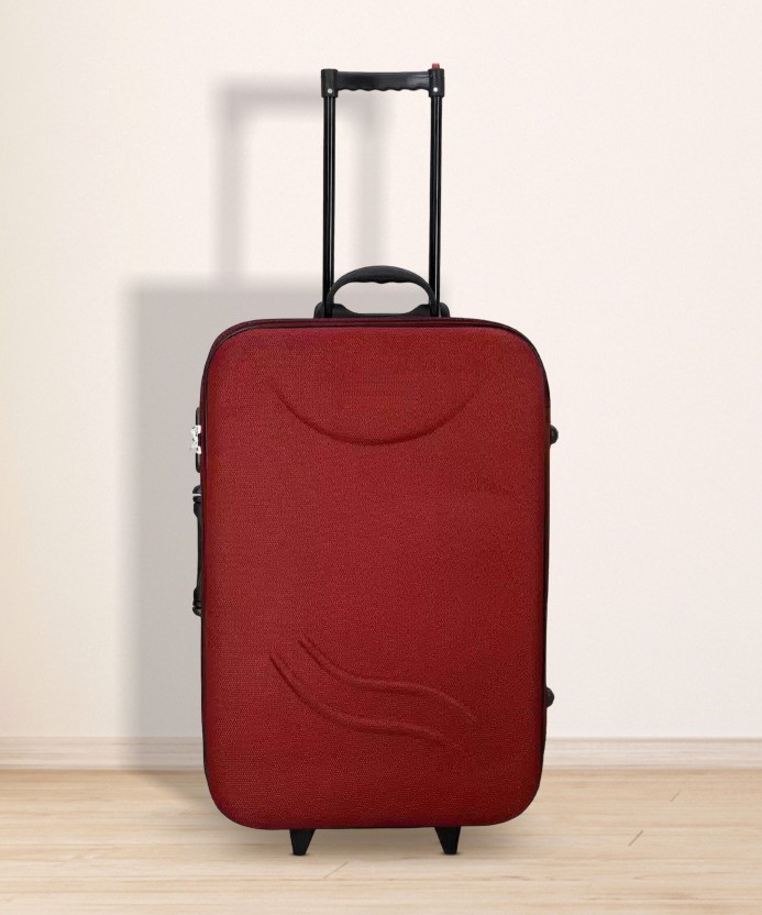 Small Cabin & Check-in Set (55 cm) 3 Wheels - SUITCASE BAG 20 INCH - Maroon