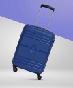 Small Cabin Suitcase (53 cm) 4 Wheels - Airstop Cabin Luggage- 53Cm, Blue, Hardcase, 4 Wheels,7 Year Warranty - Blue