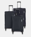 Soft Body Set of 3 Luggage - Edge Combo Set (30inch+ 26inch+22inch) - Blue
