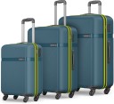 Hard Body Set of 3 Luggage 4 Wheels - Magnum Fury 3P set 4W - Blue