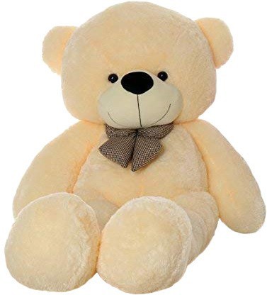 Tedstree 4 feet cream cute and soft most beautiful teddy  - 117.21 cm  (Cream)