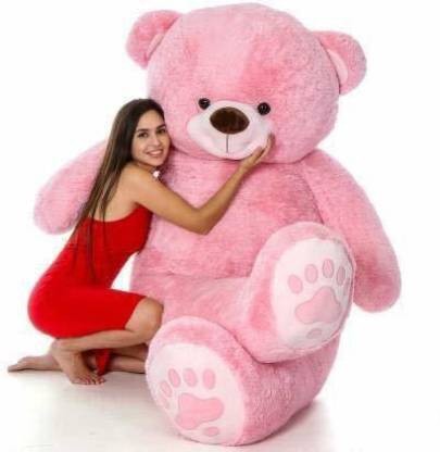 Ziraat 4 ft Soft Pink Color Teddy Bear For Gift To Someone Special AS 3  - 122 cm  (Pink)