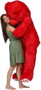 stuffed toy 3 feet red teddy bear  - 90.1 cm  (Red)