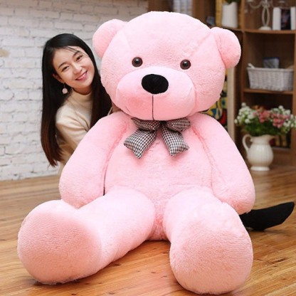 MSY TOYS remium Quality Huggable Stuffed Teddy Bear in (3 Feet, Pink)  - 36 inch  (Pink)