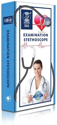 JSB S02 Examination Acoustic Stethoscope  (Black)
