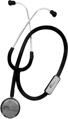 Dr. Morepen ST-01 Stainless Steel Acoustic Stethoscope  (Black)