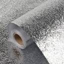 WallBerry Alluminium Foil Self Adhesive Roll For Kitchen, Drawer (Silver) (60 x 200 CM) Large Self Adhesive  (Pack of 1)