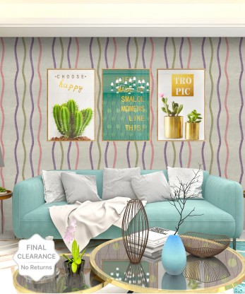 Flipkart SmartBuy Architecture Multicolor Wallpaper  (500 cm x 45 cm)