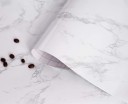 WolTop Wall Wallpaper Marble Look Wardrobe Design Furniture Renovation Decoration Gray Large Self Adhesive Sticker  (Pack of 1)