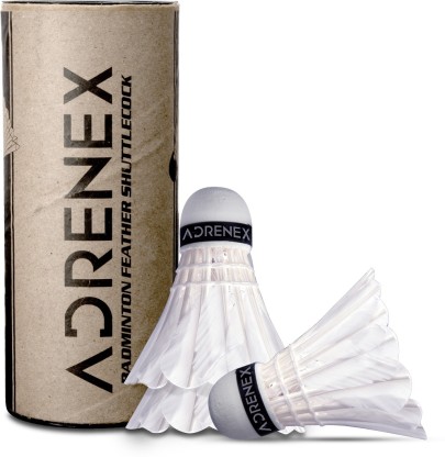 Adrenex by Flipkart S101 Feather Shuttle  - White  (Slow, 75, Pack of 3)