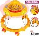 Pandaoriginals SKIPPY WALKER ORANGE FOLDABLE MUSICAL PRAM STYLISH Pram  (No Recline position, Yellow)
