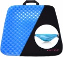 Wonder World ® Gel Flex Cushion Seat Sitter Flex Pillow Back Support Sit On an Egg Back / Lumbar Support  (Blue)
