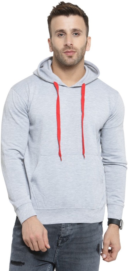 Full Sleeve Solid Men Sweatshirt