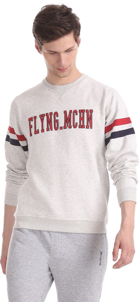 Full Sleeve Printed Men Sweatshirt