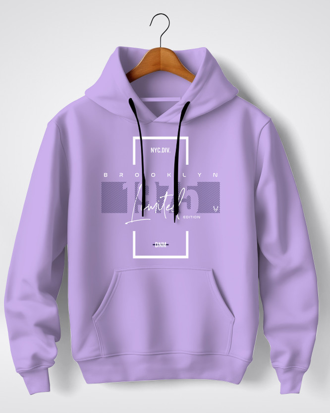 Men Full Sleeve Graphic Print Hooded Sweatshirt