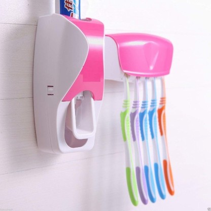 AKDIE Plastic Toothbrush Holder  (Wall Mount)