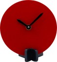 Crimson Knot Analog Red Clock